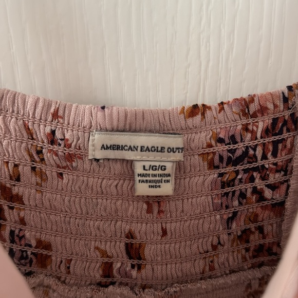 Spaghetti Strap Pink Floral Tank Top with Side Cutouts - Picture 4 of 5